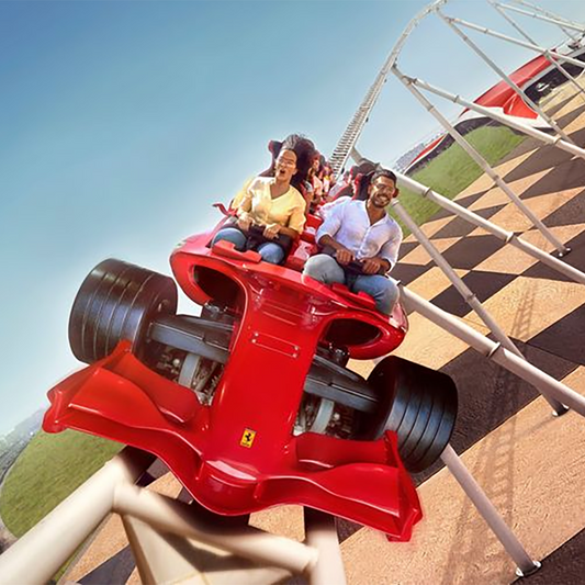 Yas Ferrari World Abu Dhabi 1 Day 1 Park